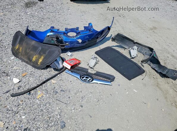 KMHTC6ADXHU310293 2017 HYUNDAI VELOSTER Blue Widok komory silnika