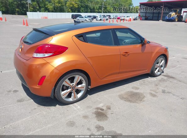 KMHTC6ADXHU312111 2017 HYUNDAI VELOSTER Orange უკანა მარჯვენა