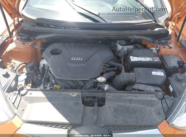 KMHTC6ADXHU312111 2017 HYUNDAI VELOSTER Orange უკანა ხედი