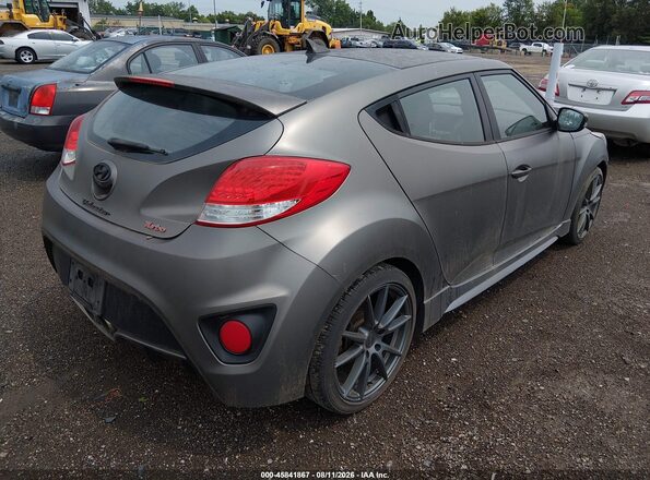 KMHTC6AE0GU262651 2016 HYUNDAI VELOSTER Серый Задняя правая четверть
