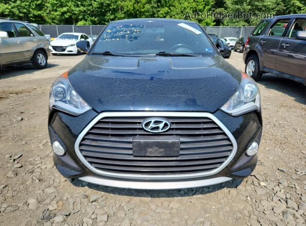 KMHTC6AE0GU280907 2016 HYUNDAI VELOSTER Black Front view