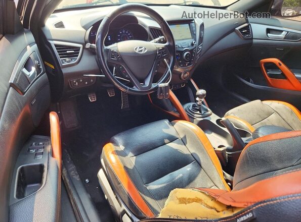 KMHTC6AE0GU280907 2016 HYUNDAI VELOSTER Black Dashboard view