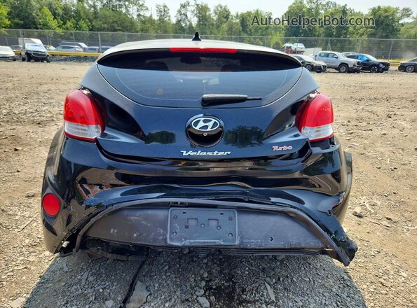 KMHTC6AE0GU280907 2016 HYUNDAI VELOSTER Black Rear view