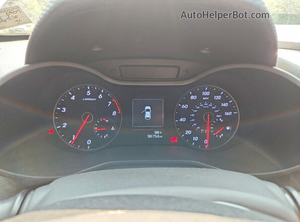 KMHTC6AE0GU280907 2016 HYUNDAI VELOSTER Black Instrument cluster view