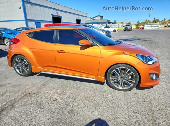 KMHTC6AE1GU253098 2016 HYUNDAI VELOSTER Orange Передня права чверть
