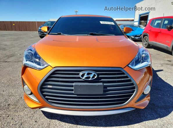 KMHTC6AE1GU253098 2016 HYUNDAI VELOSTER Orange Вид спереду