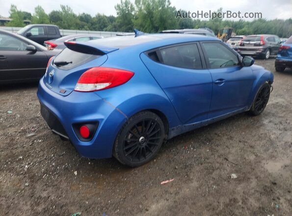 KMHTC6AE2GU257645 2016 HYUNDAI VELOSTER Blue Tył prawy
