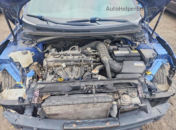 KMHTC6AE2GU257645 2016 HYUNDAI VELOSTER Blue Widok wnętrza z tyłu