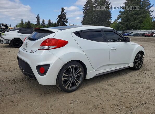 KMHTC6AE2GU283808 2016 HYUNDAI VELOSTER White უკანა მარჯვენა