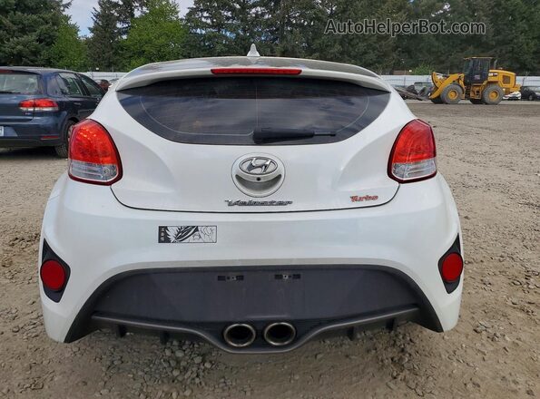 KMHTC6AE2GU283808 2016 HYUNDAI VELOSTER White უკანა ხედი