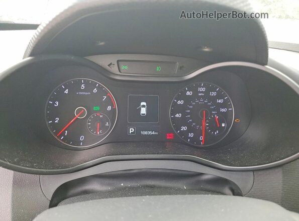 KMHTC6AE2GU283808 2016 HYUNDAI VELOSTER White ხელსაწყოთა პანელის ხედი