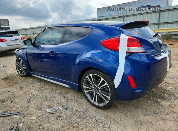 KMHTC6AE2GU300445 2016 HYUNDAI VELOSTER Blue Tył lewy
