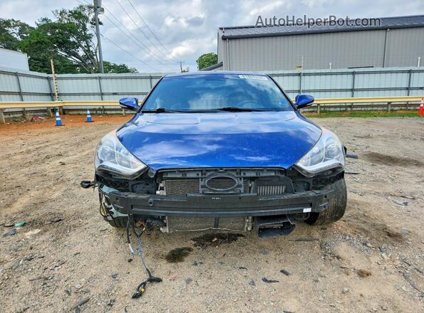 KMHTC6AE2GU300445 2016 HYUNDAI VELOSTER Blue Widok z przodu