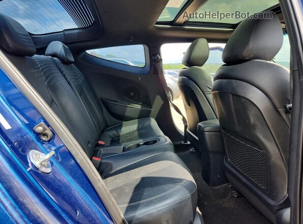 KMHTC6AE2GU300445 2016 HYUNDAI VELOSTER Blue Widok tylnych siedzeń