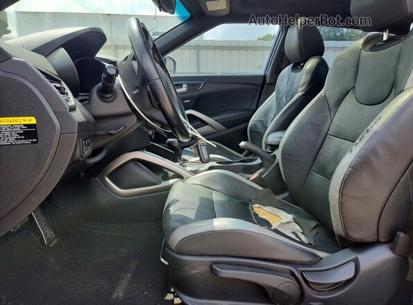 KMHTC6AE2GU300445 2016 HYUNDAI VELOSTER Blue Widok wnętrza z przodu