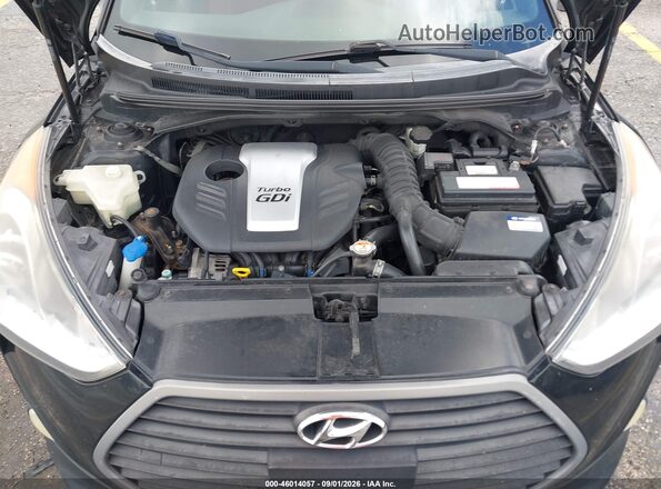 KMHTC6AE3GU249389 2016 HYUNDAI VELOSTER Black Հետևի տեսք