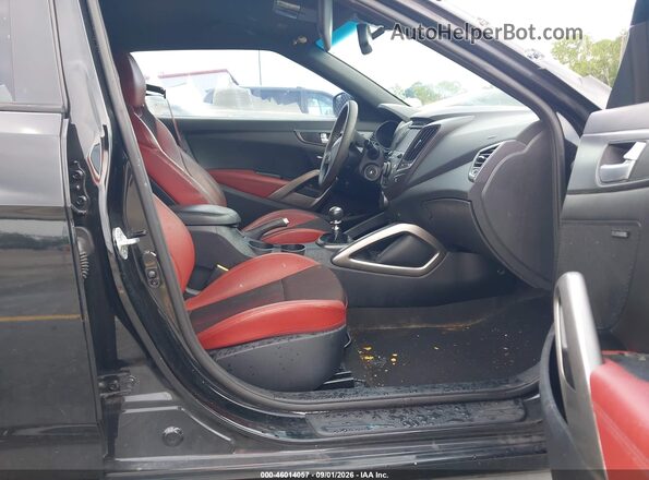 KMHTC6AE3GU249389 2016 HYUNDAI VELOSTER Black Սալոնի դիմացի տեսք