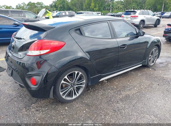 KMHTC6AE3GU249389 2016 HYUNDAI VELOSTER Black Հետևի աջ