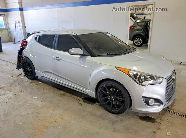 KMHTC6AE3GU264782 2016 HYUNDAI VELOSTER Silver Front right