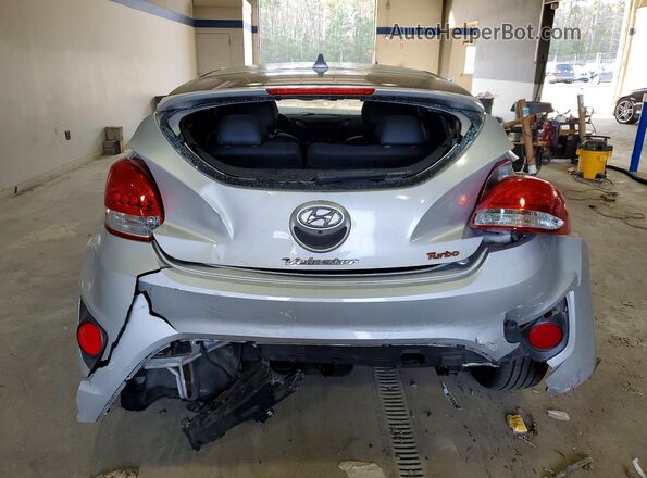KMHTC6AE3GU264782 2016 HYUNDAI VELOSTER Silver Rear view