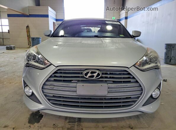 KMHTC6AE3GU264782 2016 HYUNDAI VELOSTER Silver Front view