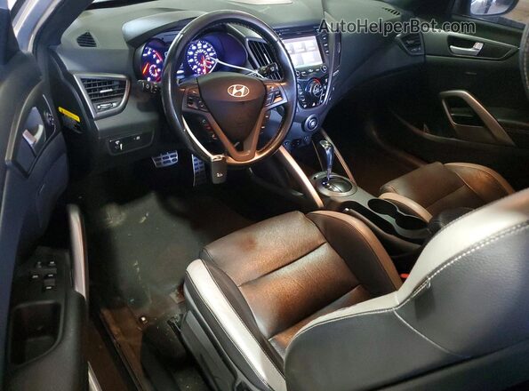KMHTC6AE3GU264782 2016 HYUNDAI VELOSTER Silver Dashboard view