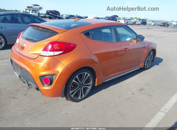 KMHTC6AE3GU264863 2016 HYUNDAI VELOSTER Orange უკანა მარჯვენა