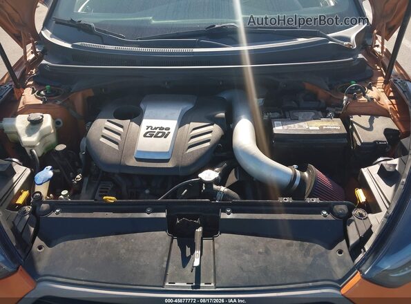 KMHTC6AE3GU264863 2016 HYUNDAI VELOSTER Orange უკანა ხედი