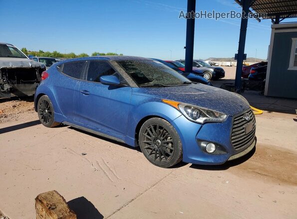 KMHTC6AE3GU265026 2016 HYUNDAI VELOSTER Blue წინა მარჯვენა