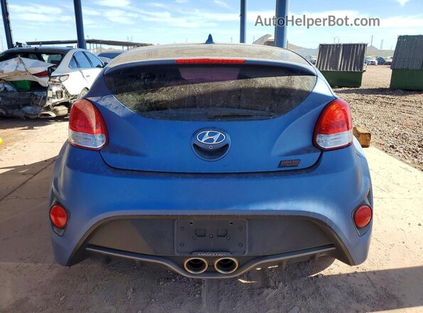 KMHTC6AE3GU265026 2016 HYUNDAI VELOSTER Blue უკანა ხედი