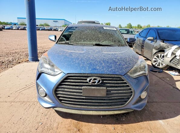 KMHTC6AE3GU265026 2016 HYUNDAI VELOSTER Blue წინა ხედი