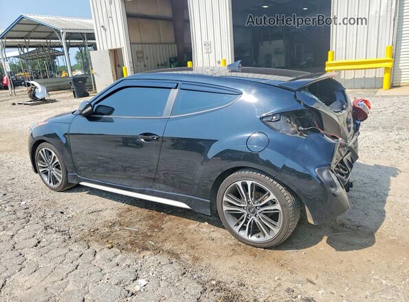 KMHTC6AE3GU273675 2016 HYUNDAI VELOSTER Black Հետևի ձախ