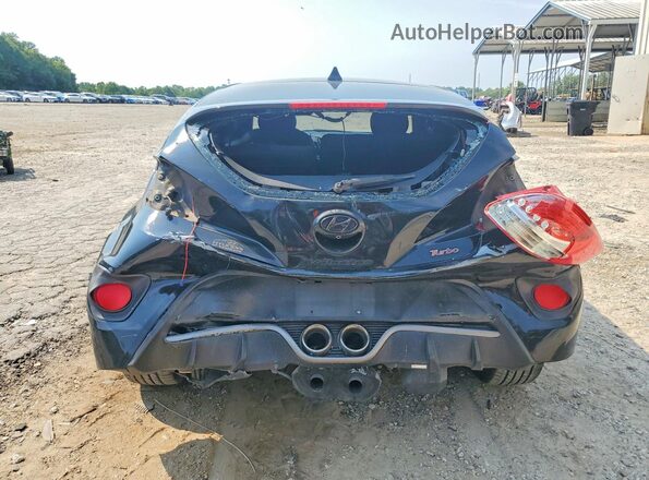 KMHTC6AE3GU273675 2016 HYUNDAI VELOSTER Black Հետևի տեսք