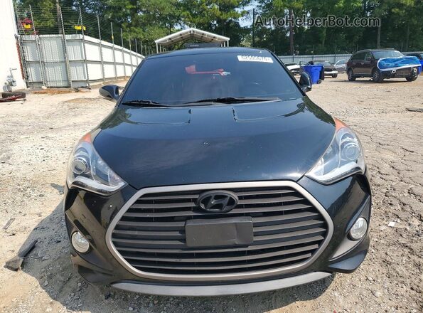 KMHTC6AE3GU273675 2016 HYUNDAI VELOSTER Black Դիմացի տեսք
