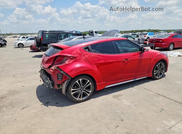 KMHTC6AE4GU260238 2016 HYUNDAI VELOSTER Red უკანა მარჯვენა