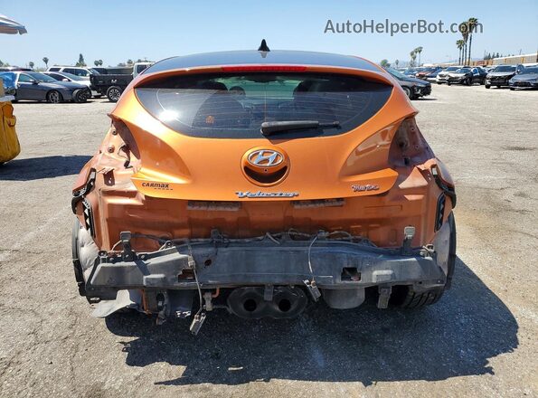 KMHTC6AE6GU254277 2016 HYUNDAI VELOSTER Orange Вид ззаду