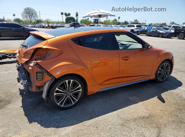 KMHTC6AE6GU254277 2016 HYUNDAI VELOSTER Orange Задня права чверть