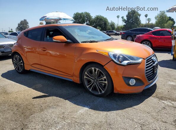 KMHTC6AE6GU254277 2016 HYUNDAI VELOSTER Orange Передня права чверть