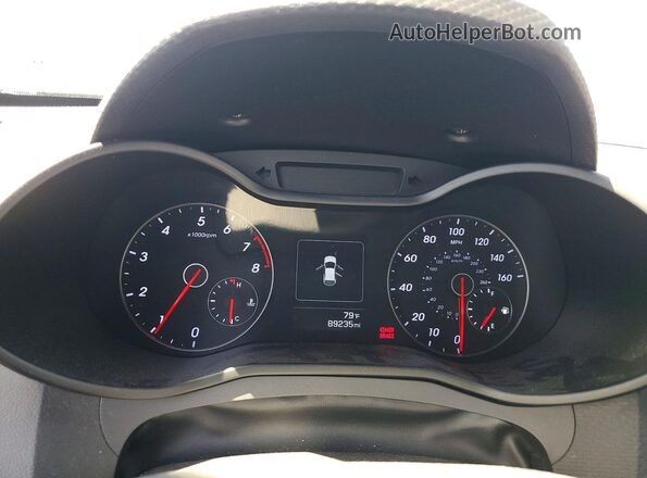 KMHTC6AE6GU254277 2016 HYUNDAI VELOSTER Orange Вид щитка приладів