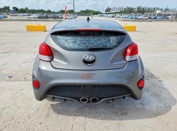 KMHTC6AE6GU272438 2016 HYUNDAI VELOSTER Gray უკანა ხედი