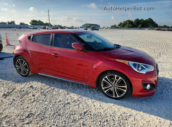KMHTC6AE6GU280071 2016 HYUNDAI VELOSTER Красный Передняя правая четверть