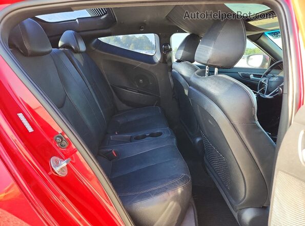 KMHTC6AE6GU280071 2016 HYUNDAI VELOSTER Красный Вид задних сидений