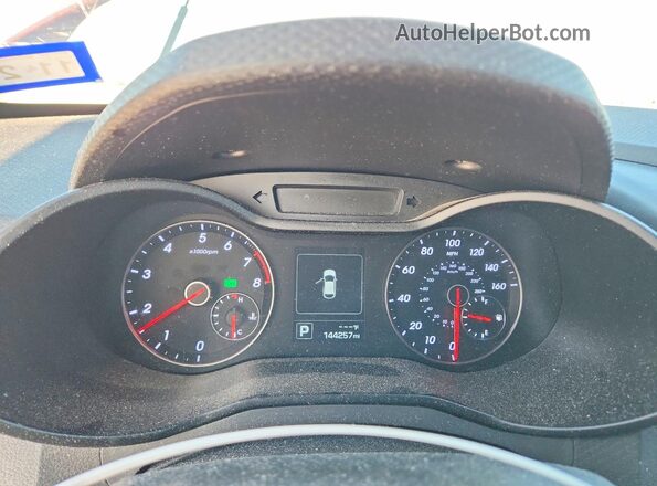 KMHTC6AE6GU280071 2016 HYUNDAI VELOSTER Красный Вид щитка приборов