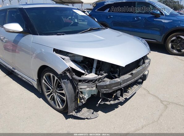 KMHTC6AE6GU299459 2016 HYUNDAI VELOSTER Серебряный Вид спереди