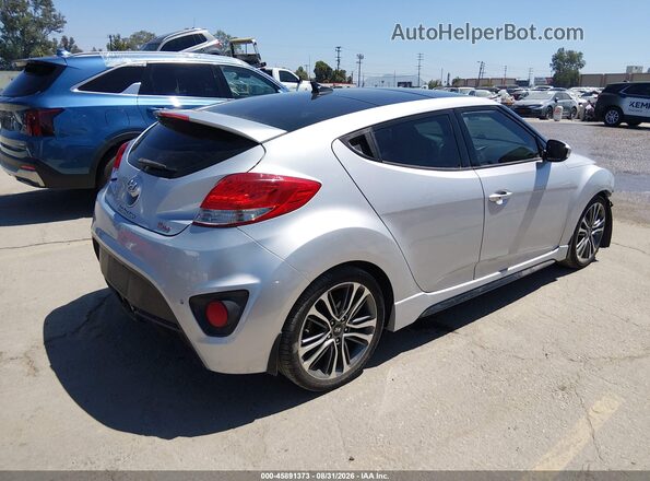 KMHTC6AE6GU299459 2016 HYUNDAI VELOSTER Серебряный Задняя правая четверть