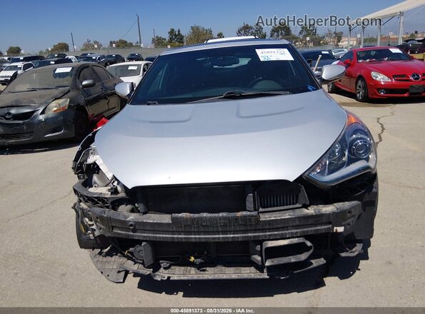 KMHTC6AE6GU299459 2016 HYUNDAI VELOSTER Серебряный Вид задней части салона