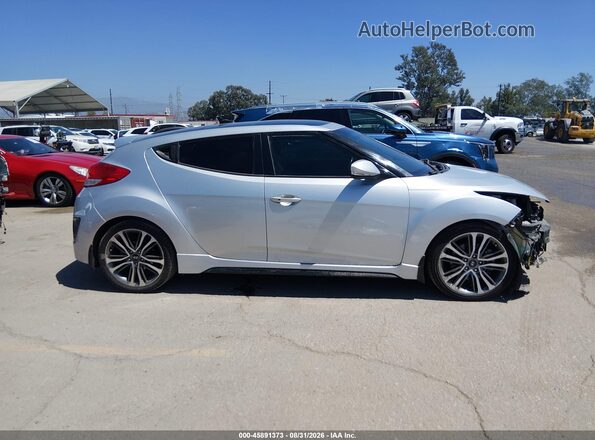 KMHTC6AE6GU299459 2016 HYUNDAI VELOSTER Серебряный Панорамный вид салона 360°