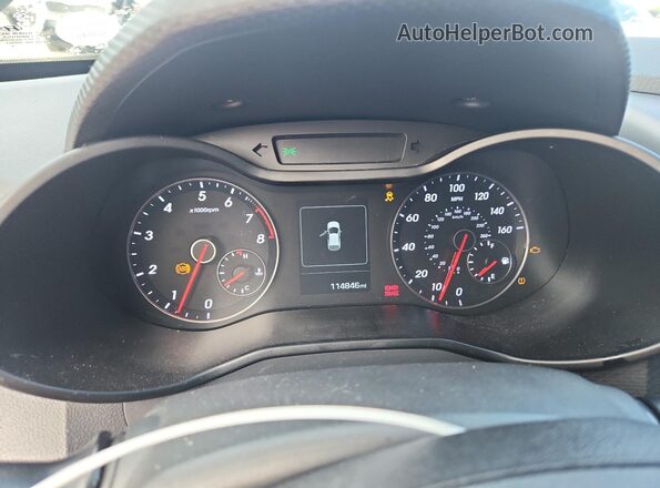 KMHTC6AE6GU303736 2016 HYUNDAI VELOSTER Черный Вид щитка приборов