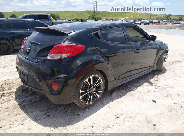 KMHTC6AE7GU267166 2016 HYUNDAI VELOSTER Black Задня права чверть