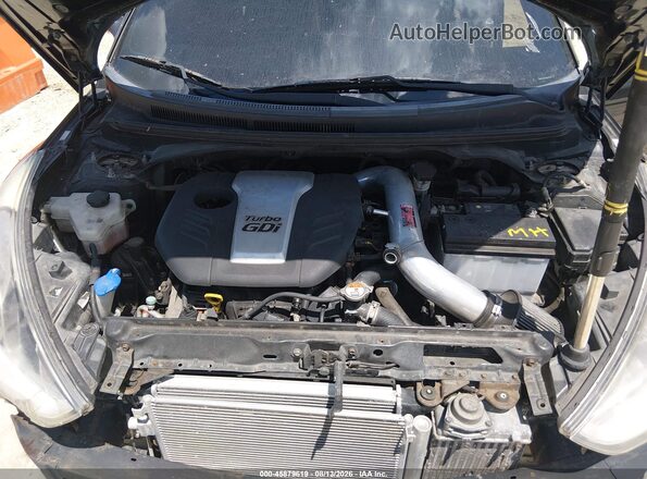 KMHTC6AE7GU267166 2016 HYUNDAI VELOSTER Black Вид ззаду